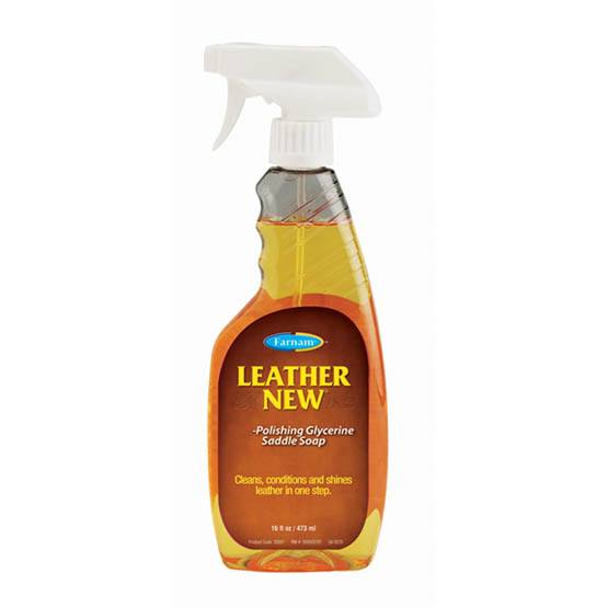  Farnam Leather New Easy-Polishing Glycerine Saddle Soap and Leather  Saddle Cleaner, Protects and Preserves Leather, Cleans, Conditions and  Polishes, 32 Oz. : Automotive